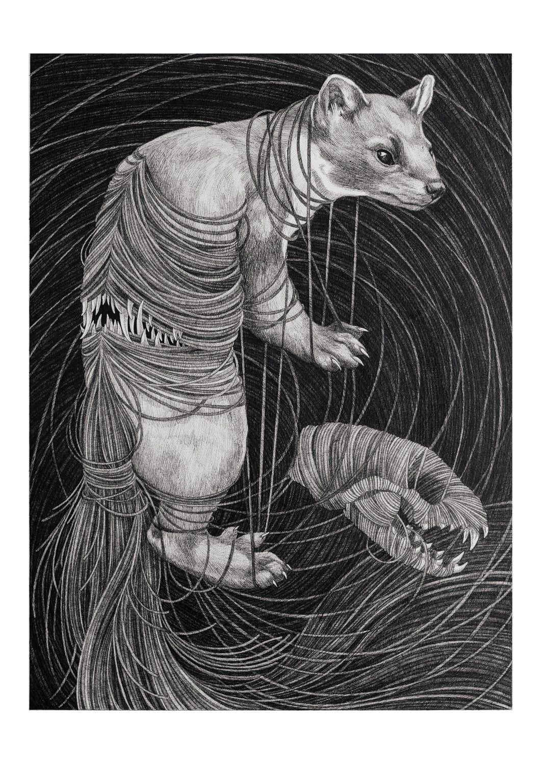Limited Edition Print "Who whispers in your ears?"