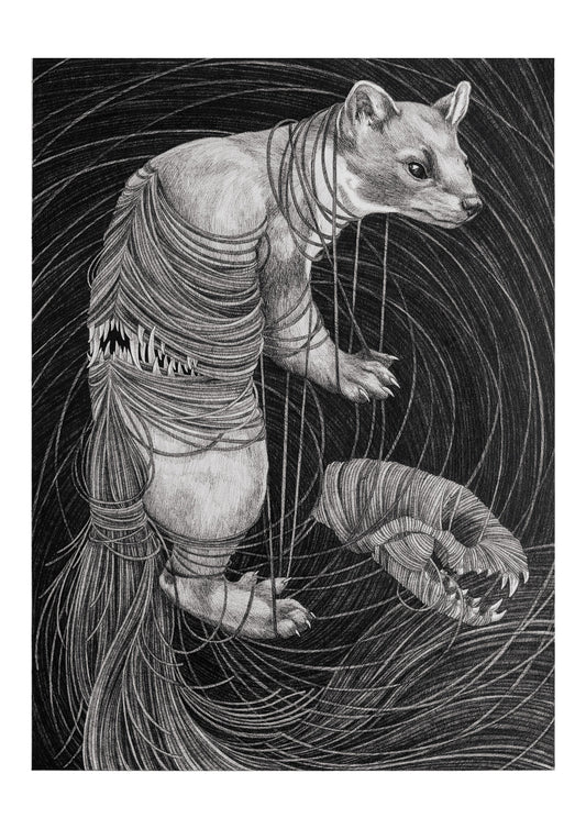 Limited Edition Print "Who whispers in your ears?"